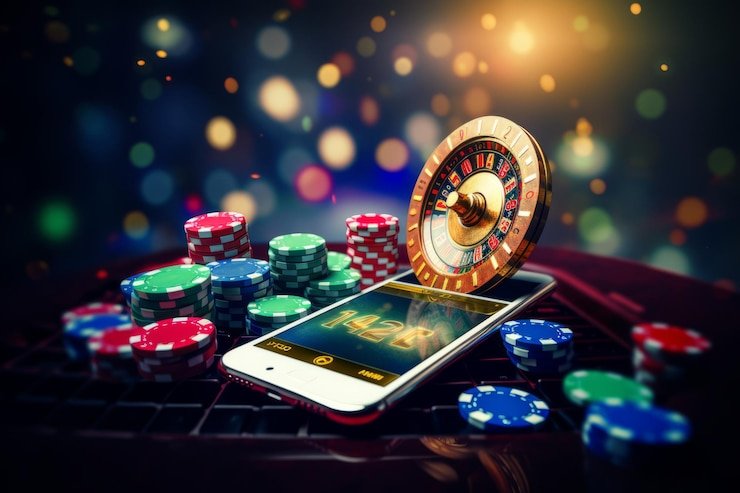 Pengguna tokyojitu memeriksa laporan batas bermain mereka di perangkat mobile di rumah